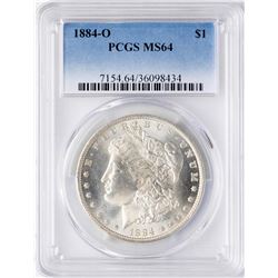 1884-O $1 Morgan Silver Dollar Coin PCGS MS64
