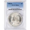 Image 1 : 1884-O $1 Morgan Silver Dollar Coin PCGS MS64