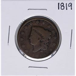 1819 Cornet Head Large Cent Coin