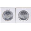 Image 2 : Lot of (2) 1993 $1 American Silver Eagle Coins
