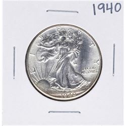 1940 Walking Liberty Half Dollar Coin