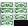 Image 2 : Lot of (7) Consecutive 1929 $10 Federal Reserve Notes St. Louis