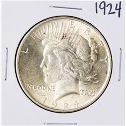 1924 $1 Peace Silver Dollar Coin