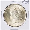 Image 1 : 1924 $1 Peace Silver Dollar Coin