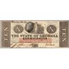 Image 1 : 1862 $10 The State of Georgia Obsolete Note