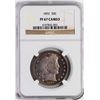 Image 1 : 1892 Proof Barber Half Dollar Coin NGC PF67 Cameo Amazing Toning