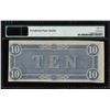 Image 2 : 1864 $10 Confederate States of America Note T-68 PMG Uncirculated 62EPQ