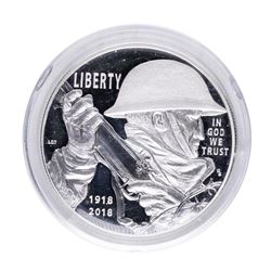 2018-P $1 Proof WWI Centennial Commemorative Silver Coin