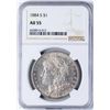 Image 1 : 1884-S $1 Morgan Silver Dollar Coin NGC AU55