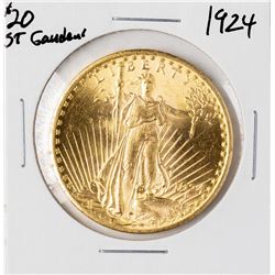 1924 $20 St. Gaudens Double Eagle Gold Coin