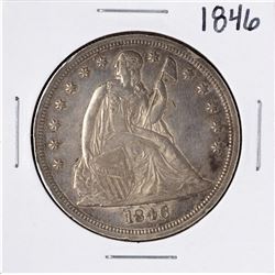 1846 $1 Seated Liberty Dollar Coin