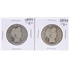 Image 1 : Lot of (2) 1894-S Barber Half Dollar Coins