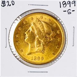 1899-S $20 Liberty Head Double Eagle Gold Coin