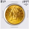 Image 1 : 1899-S $20 Liberty Head Double Eagle Gold Coin