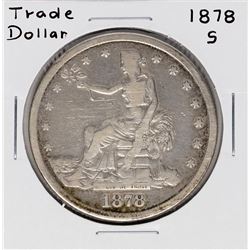 1878-S $1 Trade Silver Dollar Coin