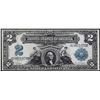 Image 1 : 1899 $2 Mini-Porthole Silver Certificate Note