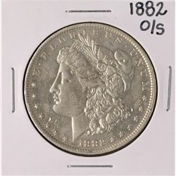 1882 O/S $1 Morgan Silver Dollar Coin