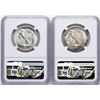 Image 2 : Lot of 1941-D & 1942-D Walking Liberty Half Dollar Coins NGC MS65