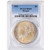 Image 1 : 1921 $1 Morgan Silver Dollar Coin PCGS MS65