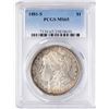 Image 1 : 1881-S $1 Morgan Silver Dollar Coin PCGS MS65