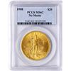 Image 1 : 1908 No Motto $20 St. Gaudens Double Eagle Gold Coin PCGS MS62