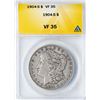 Image 1 : 1904-S $1 Morgan Silver Dollar Coin ANACS VF35