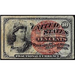 March 3, 1863 10 Cents Fourth Issue Fractional Currency Note