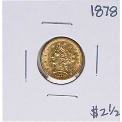 1878 $2 1/2 Liberty Head Quarter Eagle Gold Coin