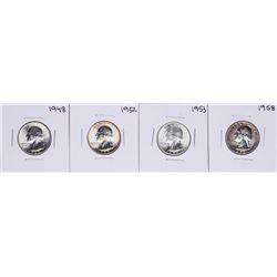 Lot of (4) Washington Quarter Coins