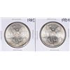 Image 1 : Lot of 1982 & 1984 Mexico Onza Libertad Silver Coins
