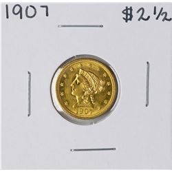 1907 $2 1/2 Liberty Head Quarter Eagle Gold Coin
