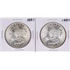 Image 1 : Lot of (2) 1887 $1 Morgan Silver Dollar Coins
