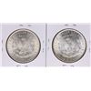 Image 2 : Lot of (2) 1887 $1 Morgan Silver Dollar Coins
