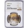 Image 1 : 1879-S $1 Morgan Silver Dollar Coin NGC MS64 Nice Toning