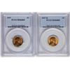 Image 1 : Lot of 1937 & 19376-D Lincoln Wheat Cent Coins PCGS MS66RD