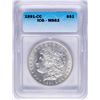 Image 1 : 1891-CC $1 Morgan Silver Dollar Coin ICG MS63