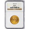 Image 1 : 1900 $10 Liberty Head Eagle Gold Coin NGC MS63
