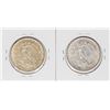 Image 2 : Lot of (2) 1921 Mexico 2 Pesos Silver Coins