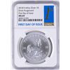 Image 1 : 2018 South Africa Krugerrand Silver Coin NGC MS69 First Day of Issue