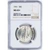 Image 1 : 1941 Walking Liberty Half Dollar Coin NGC MS65+