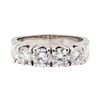 Image 2 : 14KT White Gold 1.60 ctw Diamond Ring