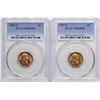 Image 1 : Lot of (2)1952-S Lincoln Wheat Cent Coins PCGS MS66RD
