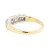 Image 3 : 14KT Yellow and White Gold 0.50 ctw Diamond Ring