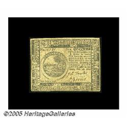 Continental Currency February 26, 1777 $6 Extreme