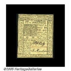 Delaware January 1, 1776 10s Very Choice New. A n
