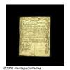 Image 1 : Massachusetts December 7, 1775 3s/4d Choice Very 