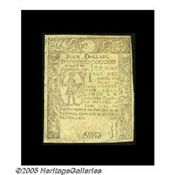 Massachusetts June 18, 1776 24s Extremely Fine. T