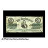 Image 1 : T16 $50 1861. The paper is crisp and free of pinh