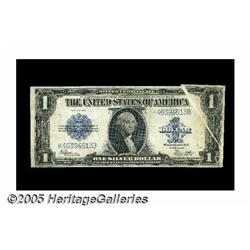 Fr. 237 $1 1923 Silver Certificate Gutter Fold Ve