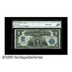 Fr. 256 1899 $2 Silver Certificate Inverted Rever
